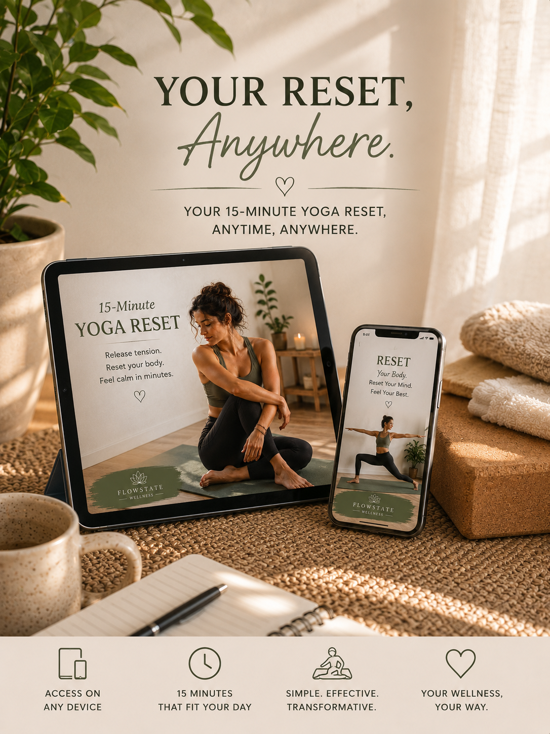 15-Minute Yoga Reset