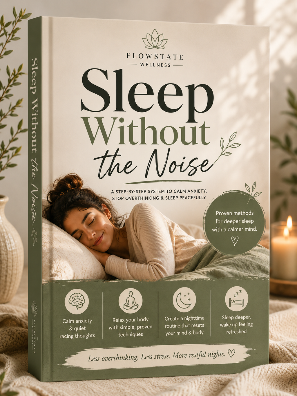 Sleep Without the Noise: A Step-by-Step System to Calm Anxiety, Stop Overthinking &amp; Sleep Peacefully